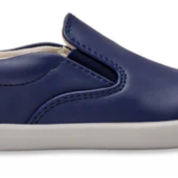 Kids Navy Slip-On Shoes - Picture 1 of 5